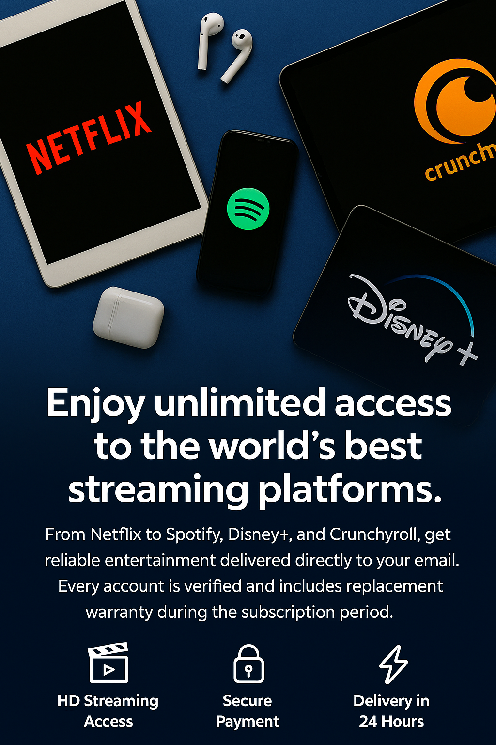 🎬 Entertainment & Streaming Accounts