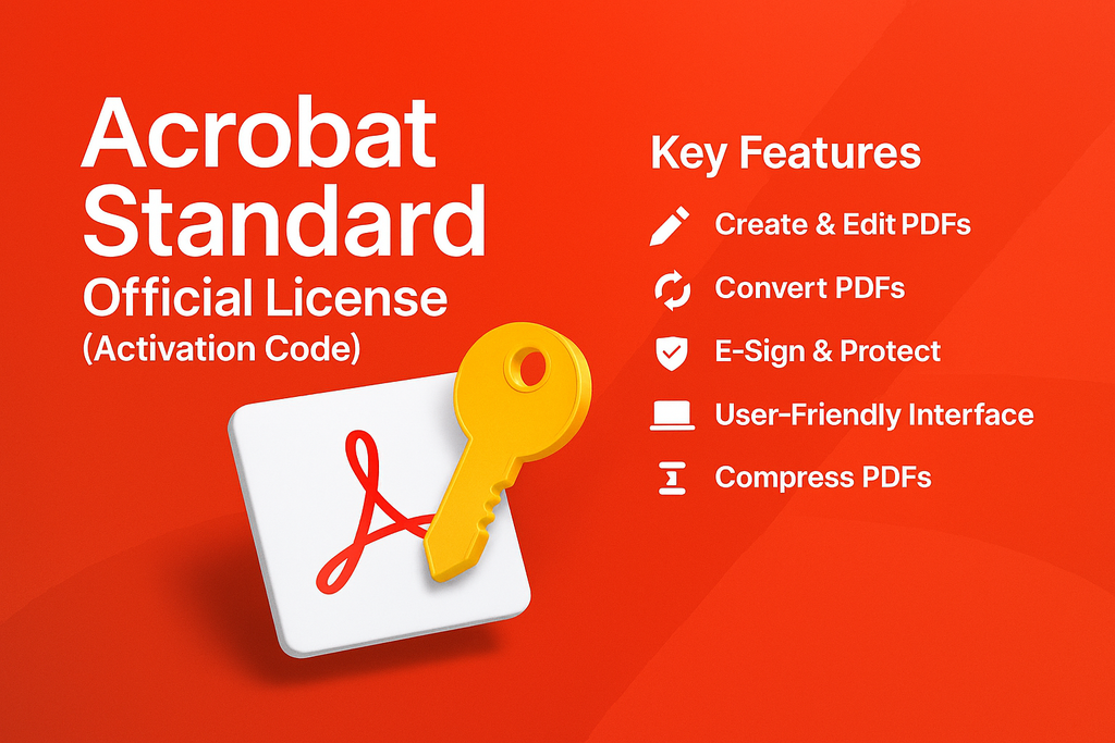 Adobe Acrobat Standard - Official License | Instant Activation